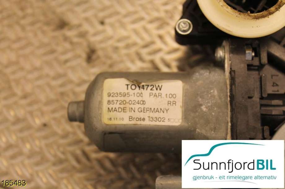 Ruteheis høyre til Toyota Auris 2010-2012 (Type I, Fase 2) (TOYOTA||8570202020)