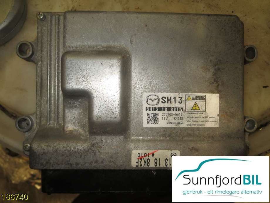 Styreenhet motor til Mazda 3 2013-2016 (Type III, Fase 1)  (MAZDA|SH1318881A|)