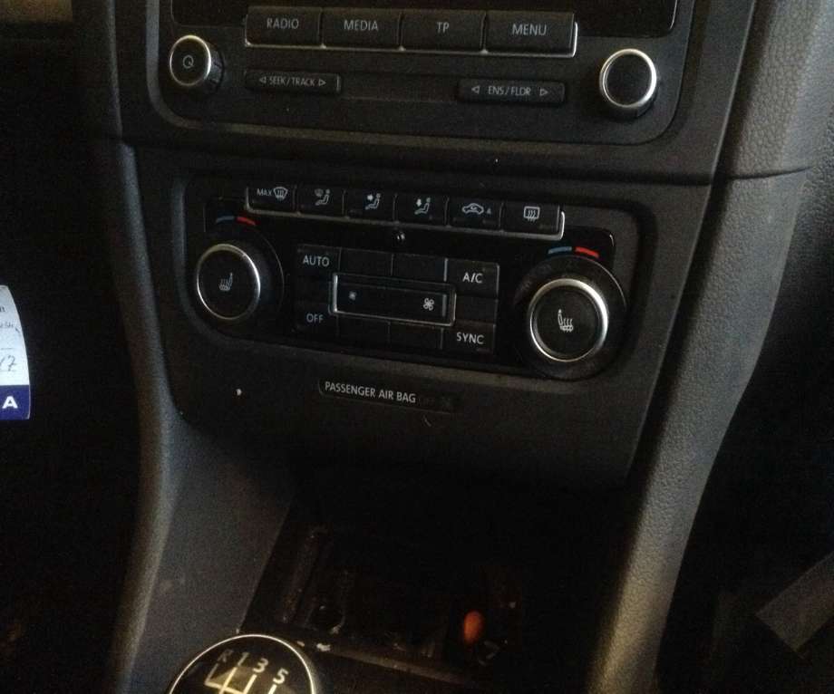 Varmeapparat betjening til VW Golf VI, 2008-2012  (VOLKSWAGEN|)