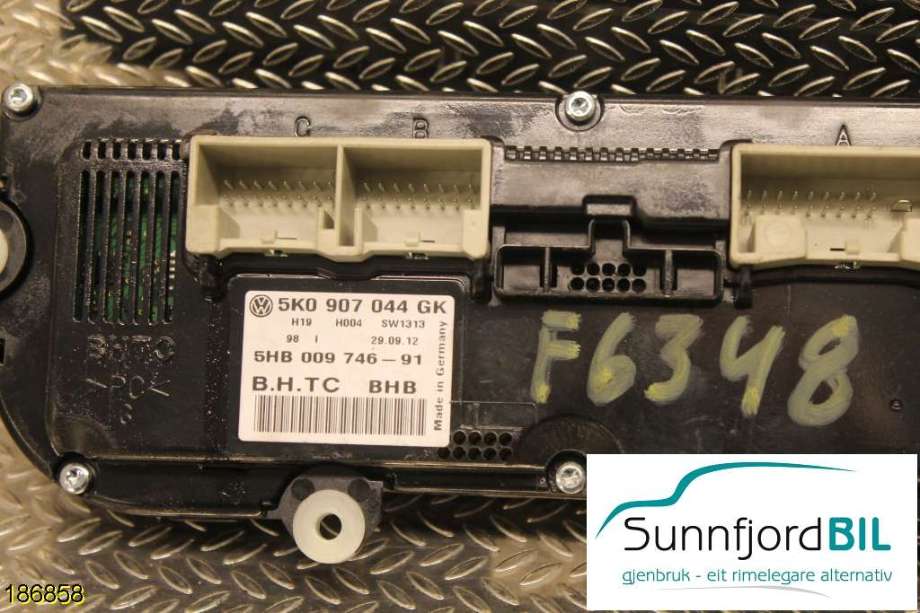 Varmeapparat betjening til VW Golf VI 2008-2012  (VOLKSWAGEN||5K0907044GK)