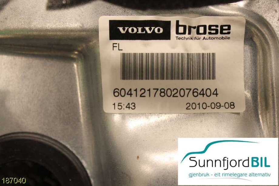 Ruteheis venstre til Volvo V70 2007-2013 (Type III, Fase 1)  (VOLVO||30661065)