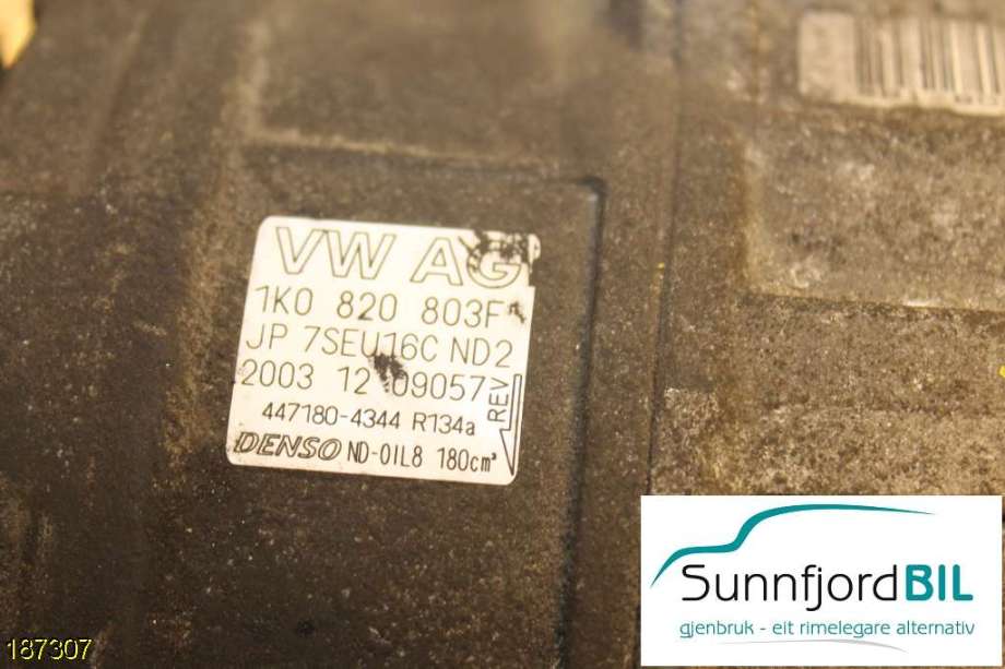 Aircondition kompressor til VW Golf V, Combi 2003-2008  (VOLKSWAGEN|1K0820859S||1K0820803F)
