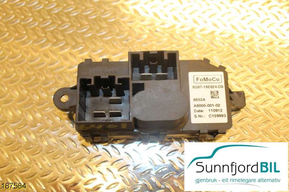 Varmeapparat motstand til Ford Mondeo 2011-2014 (Type IV, Fase 2) (FORD|8G9T19E624-DB|)