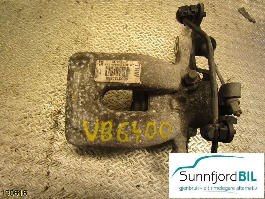 Bremsecaliper venstre bak til Peugeot Partner, 2008-2015 (Type II, Fase 1)  (PEUGEOT|)