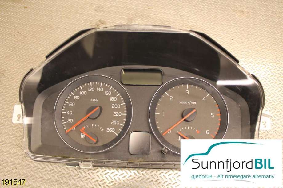 Instrumentpanel til Volvo V50, 2007-2012 (Fase 2)  (VOLVO|31296228)