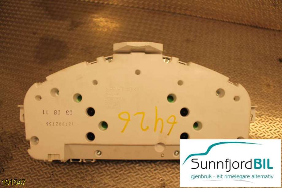Instrumentpanel til Volvo V50 2007-2012 (Fase 2)  (VOLVO|31296228|)