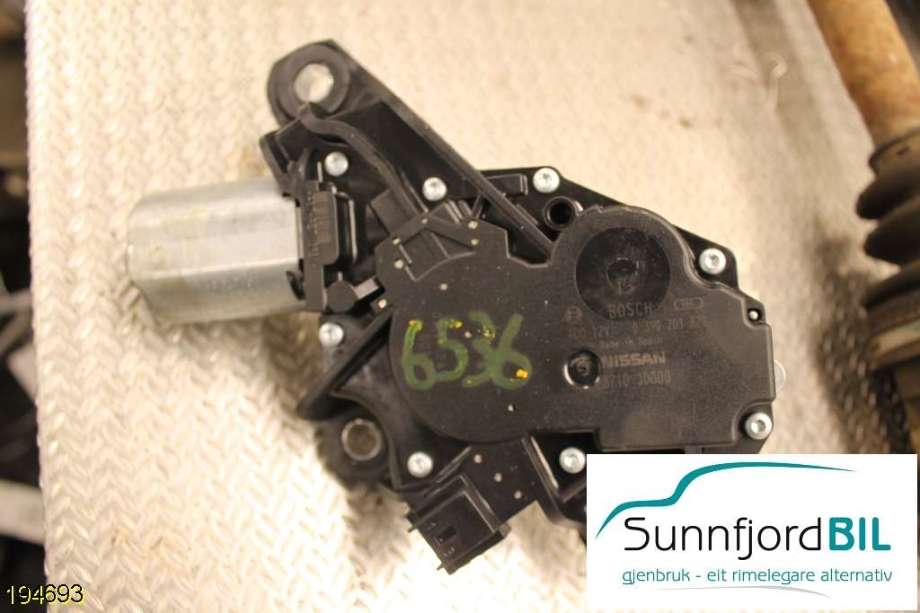 Viskermotor bakrute til Nissan Qashqai 2007-2010 (Type I, Fase 1)  (NISSAN|0390201820|)