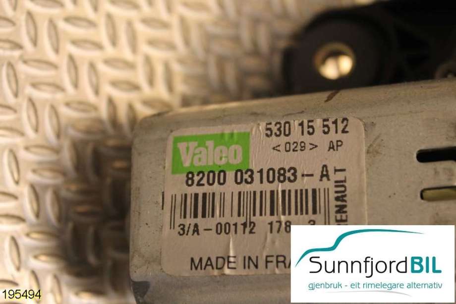 Viskermotor bakrute til Renault Espace 2003-2009 (Type IV)  (|8200031083)