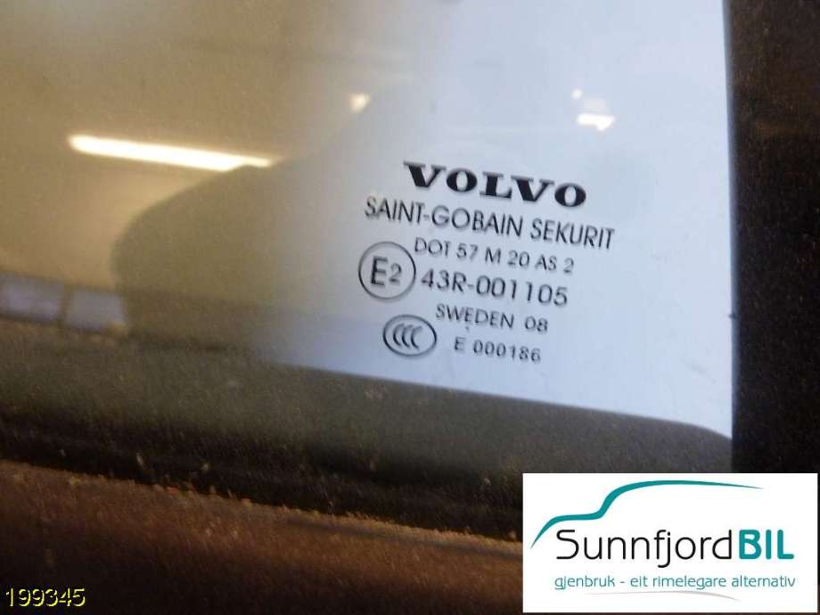 Siderute høyre bak til Volvo S40 2008-2012 (Type II, Fase 2) (VOLVO|)