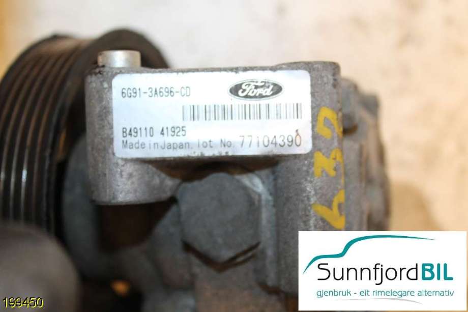 Servo pumpe mekanisk til Ford Mondeo 2007-2010 (Type IV, Fase 1) (FORD|6G91-3A696-CE|1674663|)