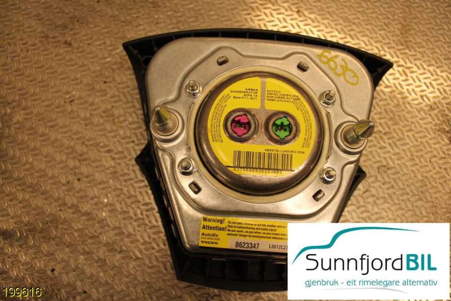 Airbag rattpute til Volvo V50 2007-2012 (Fase 2)  (VOLVO|8623347|)
