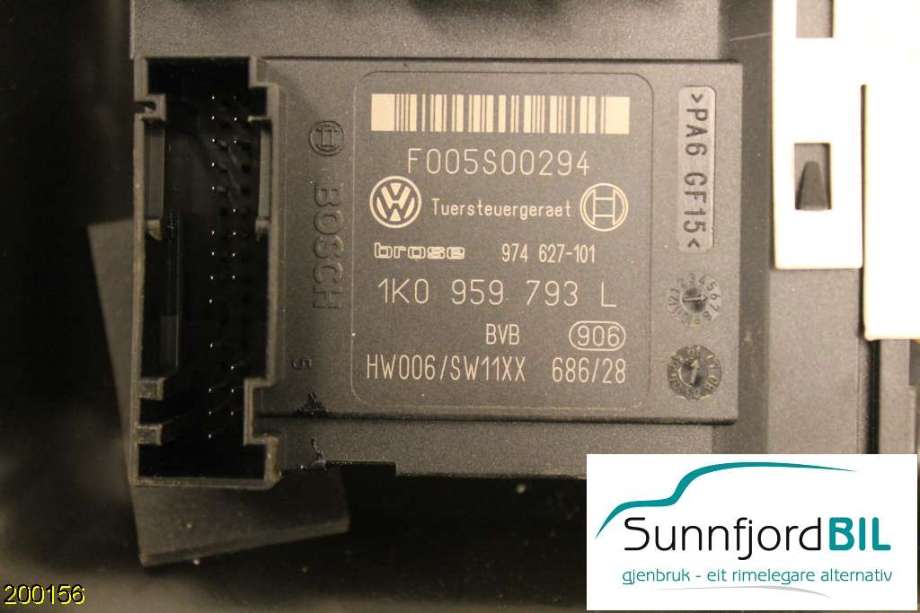 Ruteheis venstre foran til VW Passat, 2005-2010 (B6) (B6) (VOLKSWAGEN|3C837755G)
