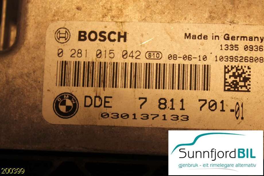Styreenhet motor til BMW 1-Serie 2004-2011 (E81/E82/E87/E88) (E81/E82/E87/E88) (BMW|13 61 8 506 281||0281015042)