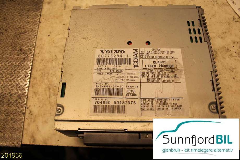Bilstereo til Volvo V50, 2004-2007 (Fase 1)  (VOLVO|30775284)