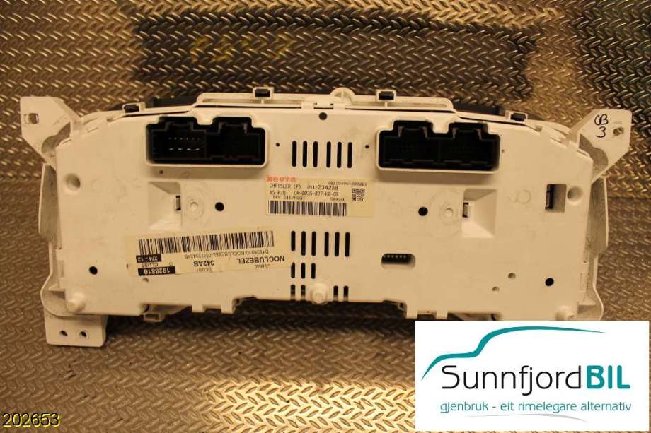 Instrumentpanel til Jeep Compass 2007-2009 (Type I, Fase 1) (JEEP|05172342AB|)