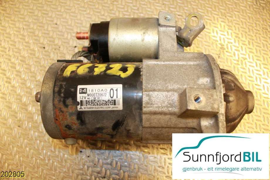 Starter til Mitsubishi Outlander 2003-2006 (Type I)  (MITSUBISHI|M000T20672|)