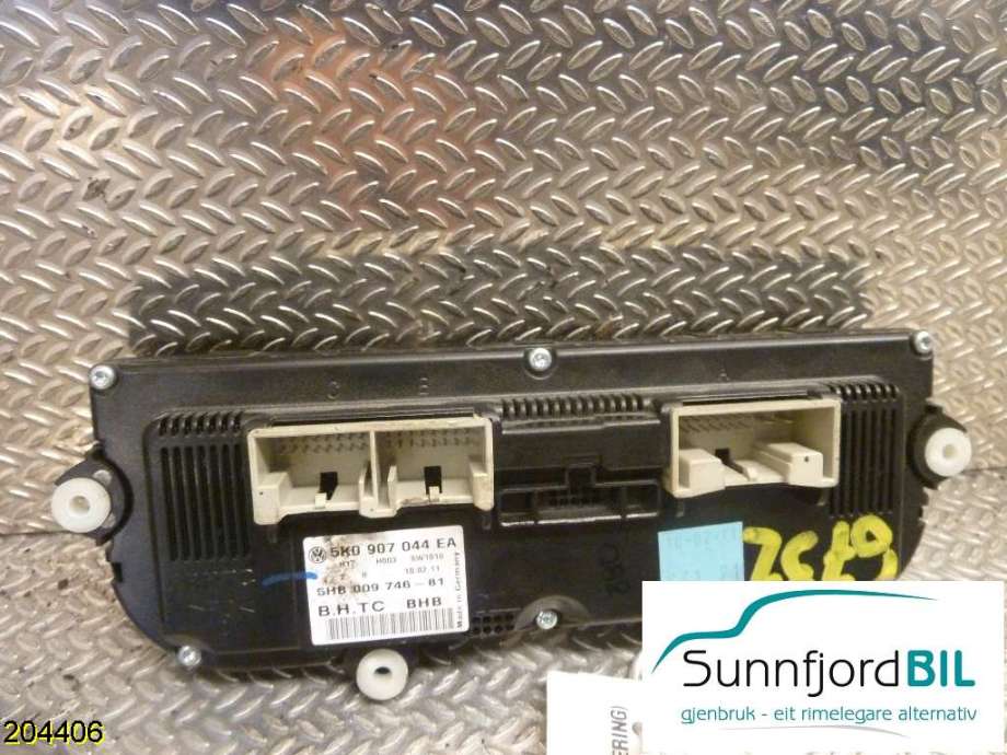 Varmeapparat betjening til VW Golf VI 2008-2012 (VOLKSWAGEN|5K0907044EA|)