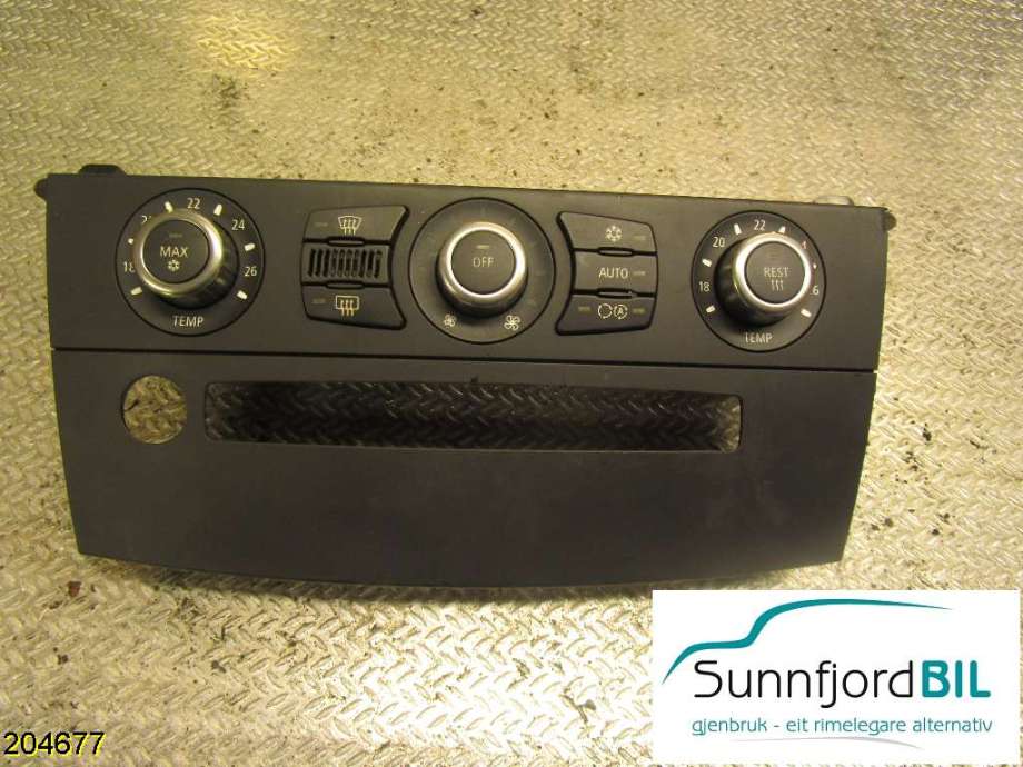 Varmeapparat betjening til BMW 5-Serie 2003-2010 (E60/E61) (E60/E61) (BMW|6411 6978435-01|)