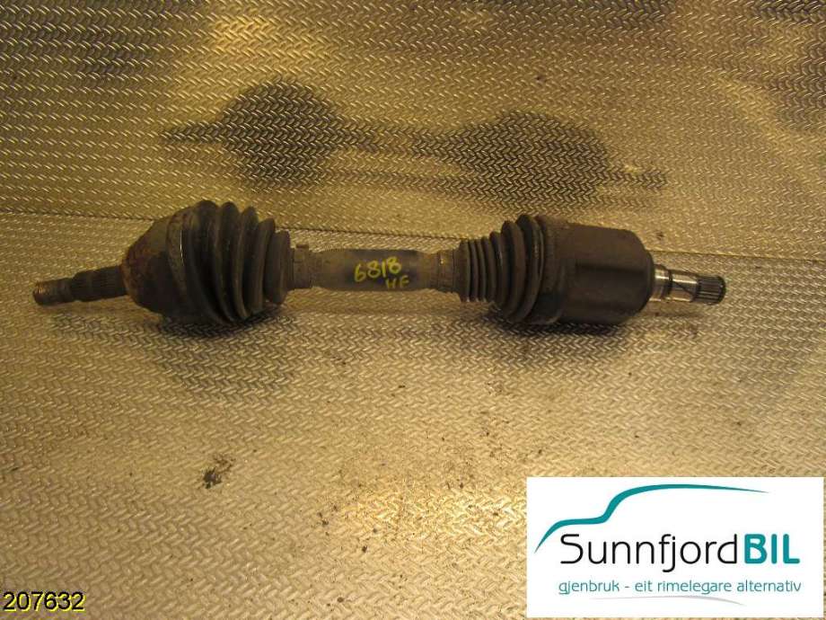Drivaksel høyre foran til Opel Zafira B, 2005-2011  (OPEL|)