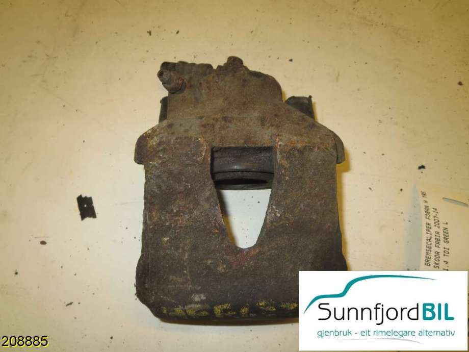 Bremsecaliper høyre foran til Škoda Fabia, 2007-2010 (Type II, Fase 1)  (SKODA|1K0 615 124 D)