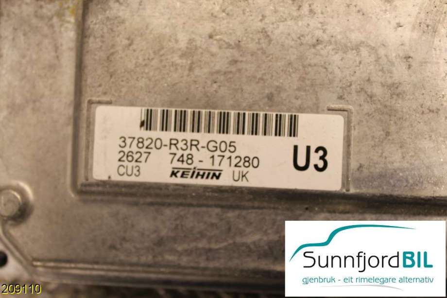 Styreenhet motor til Honda Civic 2012-2015 (Type IX, Fase 1)  (HONDA|37820R3R|)