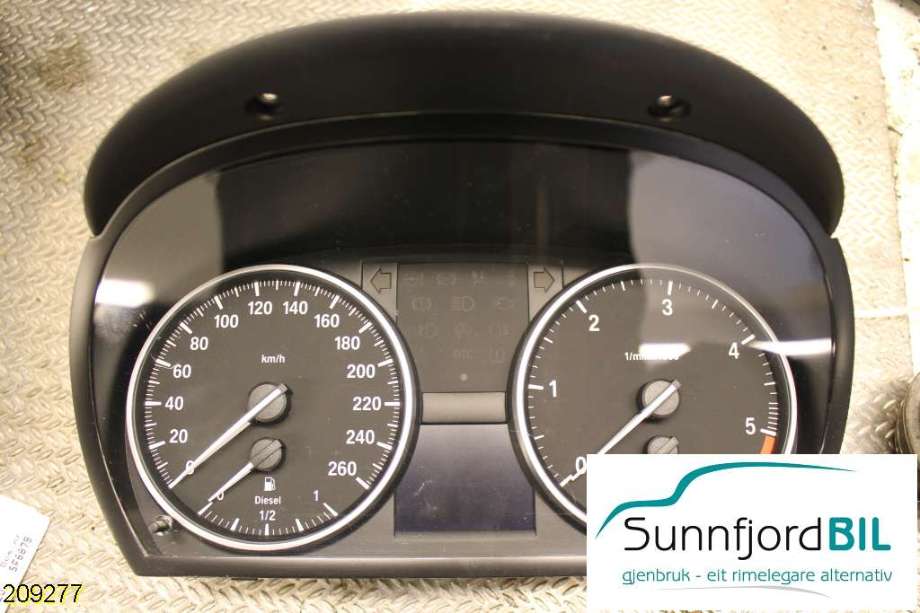 Instrumentpanel til BMW 3-Serie, 2005-2011 (E90/E91/E92/E93) (E90/E91/E92/E93) (BMW|102535098)