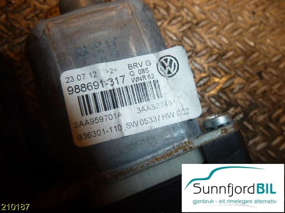 Ruteheis venstre foran til VW Passat 2011-2015 (B7) (B7) (VOLKSWAGEN|)