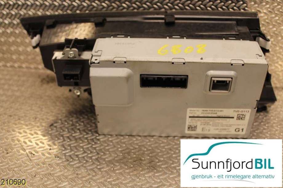 Multimedia display (MCU - Media Controller Unit) til Honda Civic 2012-2015 (Type IX, Fase 1)  (HONDA|CH51F5AE|)