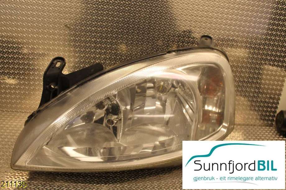 Frontlykt venstre halogen til Opel Combo C 2002-2011 (OPEL|13195923C|)
