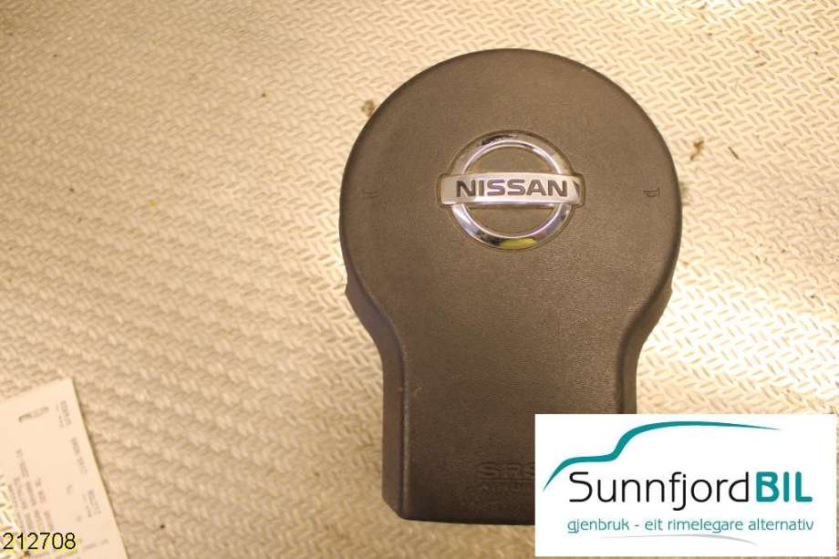 Airbag rattpute til Nissan Navara 2005-2010 (Fase 1) (D40) (D40) (NISSAN|AMEB206Y220186|)