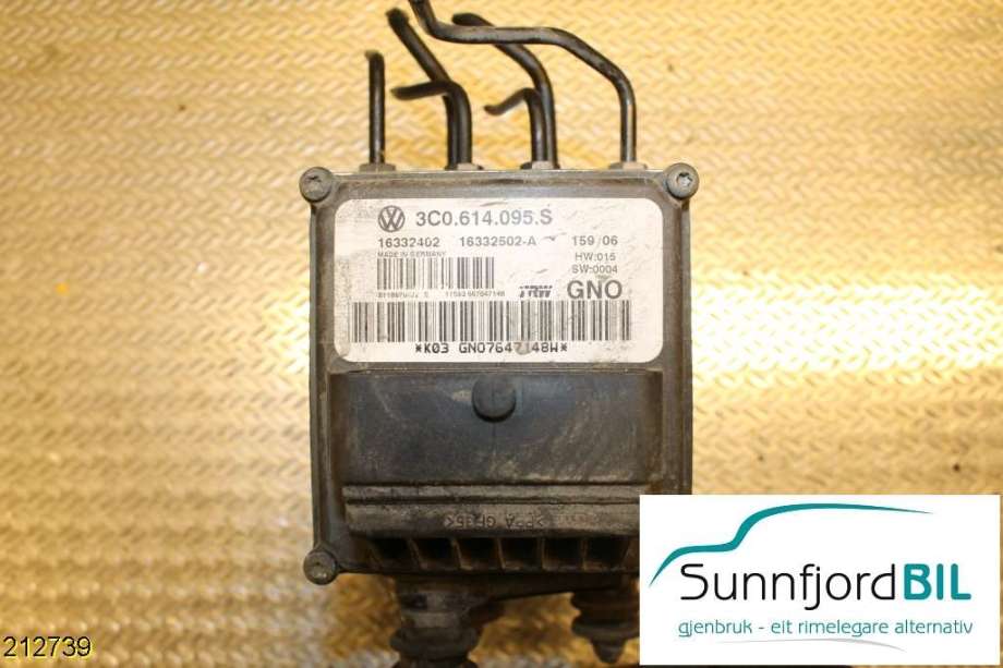 ABS sentral til VW Passat, 2005-2010 (B6) (B6) (VOLKSWAGEN|3C0614095S)