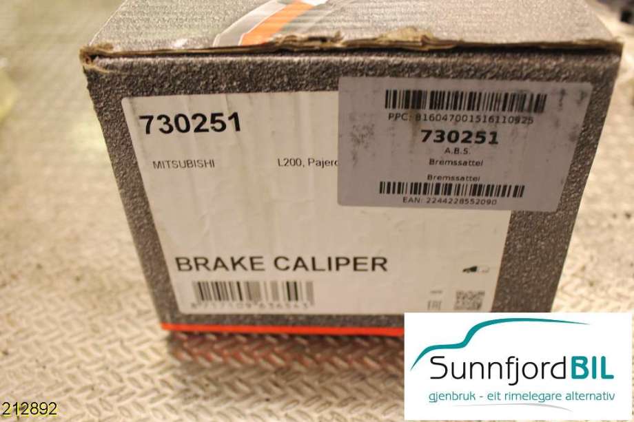 Bremsecaliper venstre foran til Mitsubishi L200 2006-2015 (Type IV) (MITSUBISHI|730251|)
