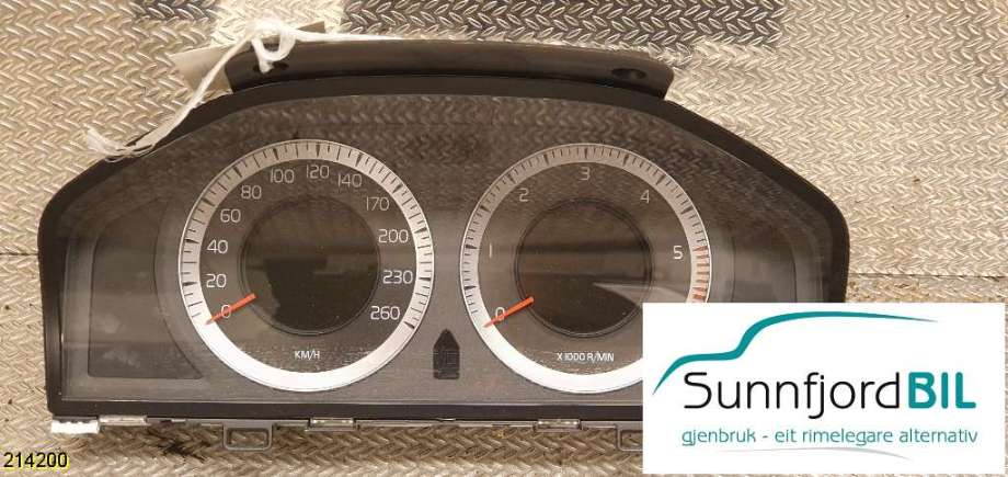 Instrumentpanel til Volvo S80 2006-2013 (Type II, Fase 1)  (VOLVO|31270901AA|)