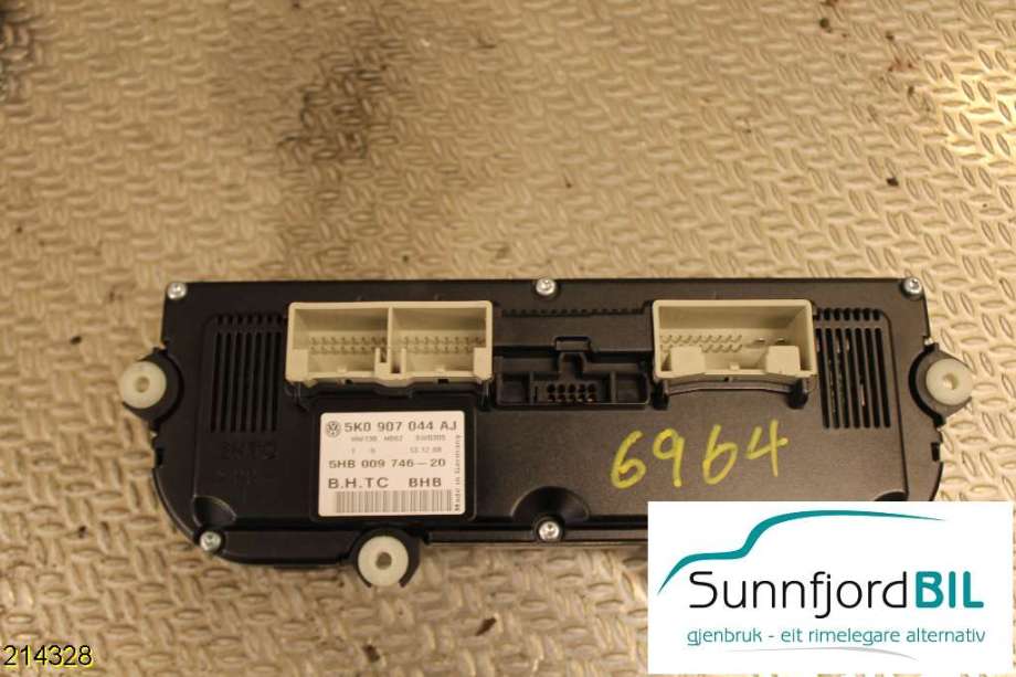 Varmeapparat betjening til VW Golf VI 2008-2012  (VOLKSWAGEN|5K0907044AJ|)