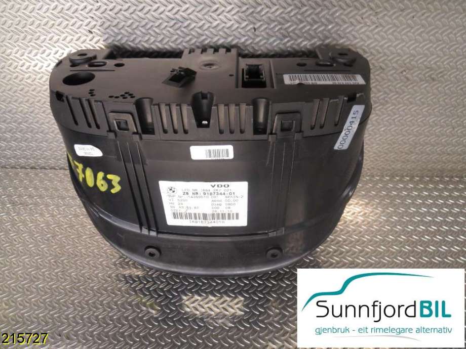 Instrumentpanel til BMW 3-Serie 2005-2011 (E90/E91/E92/E93) (E90/E91/E92/E93) (BMW|918734401|)