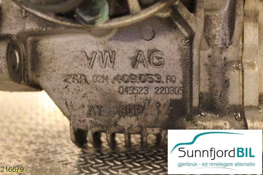Girkasse 4WD fordelingskasse til VW Golf V, Combi 2003-2008  (VOLKSWAGEN|ZSB02M409053AQ|)