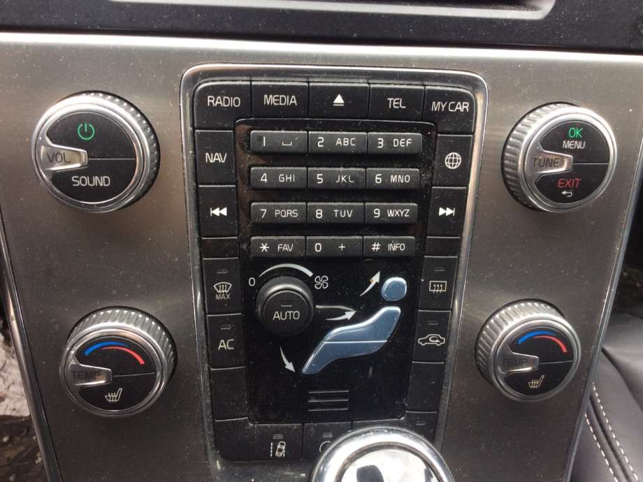 Varmeapparat betjening til Volvo V60/V60 CC, 2013-2018 (Type I, Fase 2)  (VOLVO|31398587)