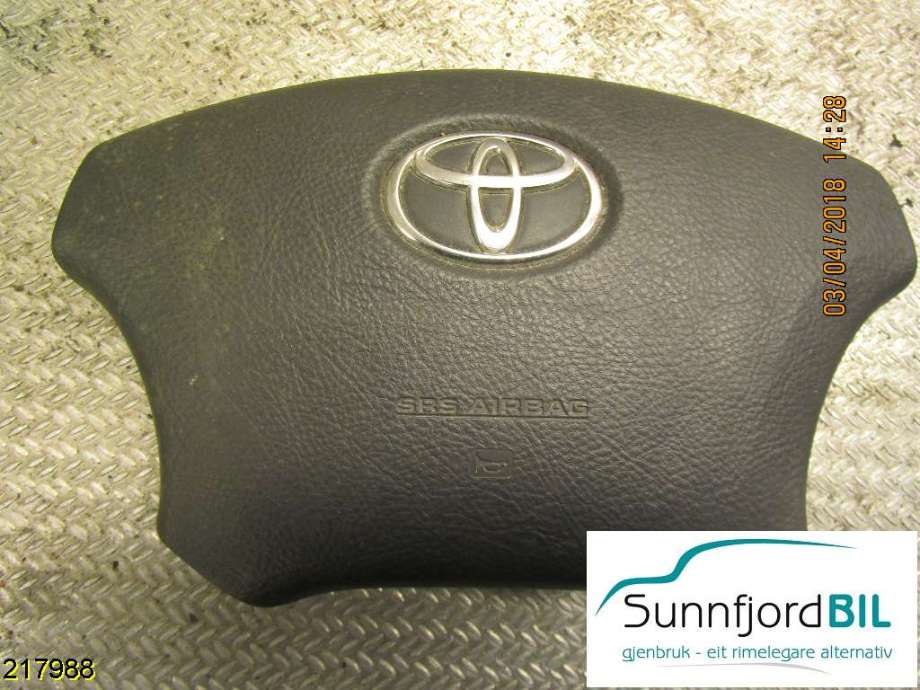 Airbag rattpute til Toyota Hiace 2007-2012 (Fase 3) (TOYOTA|TGDVY7MAAJU|)