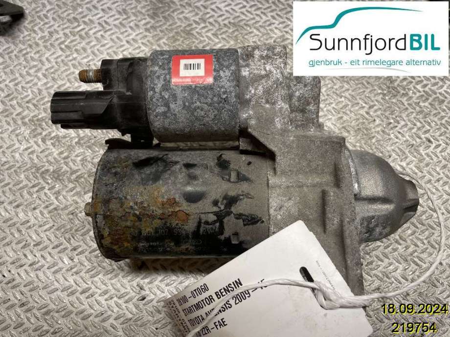 Starter til Toyota Avensis 2009-2015 (Type III, Fase 1)  (TOYOTA|28100-0T060|)