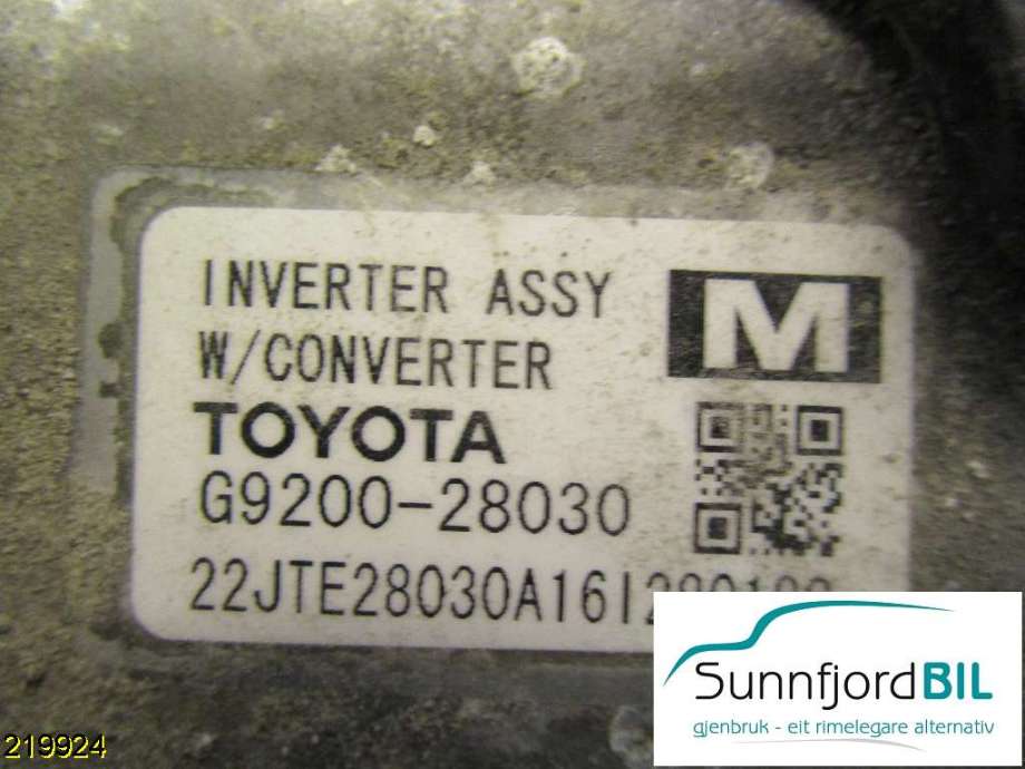 DCDC converter hybrid til Toyota Prius +7 2012-2020 (Type III) (stasjonsvogn) (stasjonsvogn) (TOYOTA|G920028030|)
