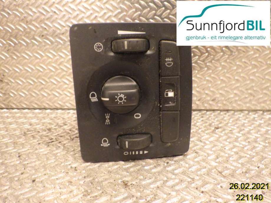 Bryter lys til Volvo V50 2007-2012 (Fase 2)  (VOLVO|30739298|)
