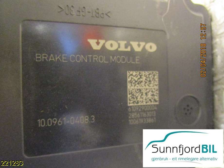 ABS sentral til Volvo V50 2007-2012 (Fase 2)  (VOLVO|P31317378|)