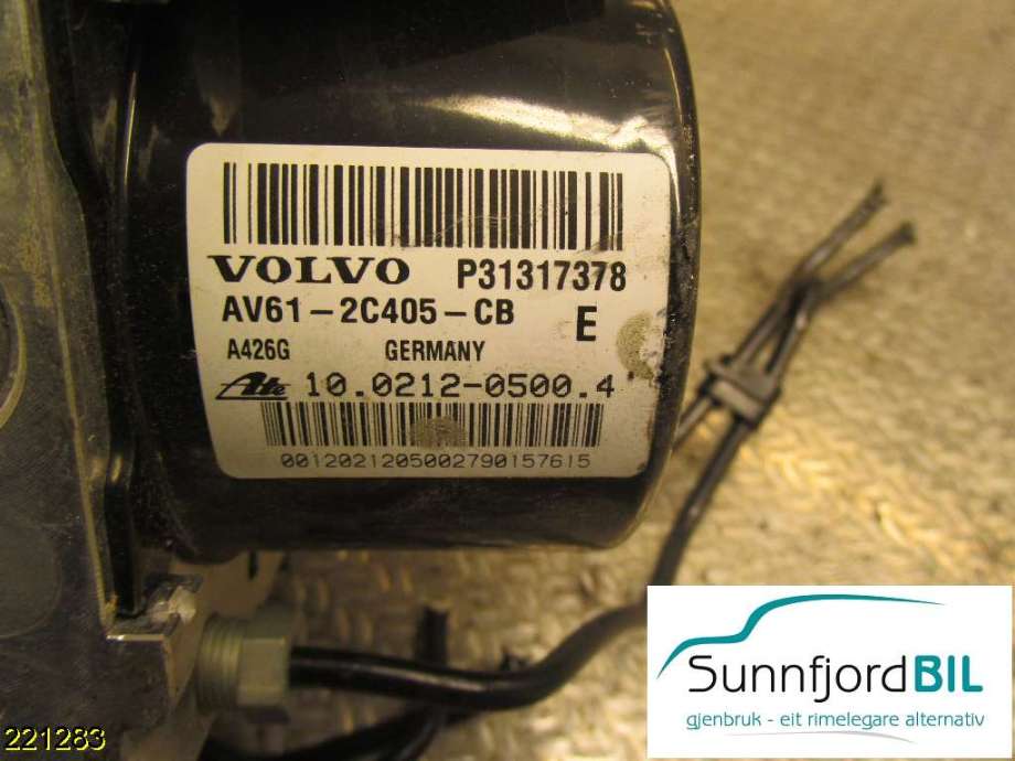 ABS sentral til Volvo V50 2007-2012 (Fase 2)  (VOLVO|P31317378|)