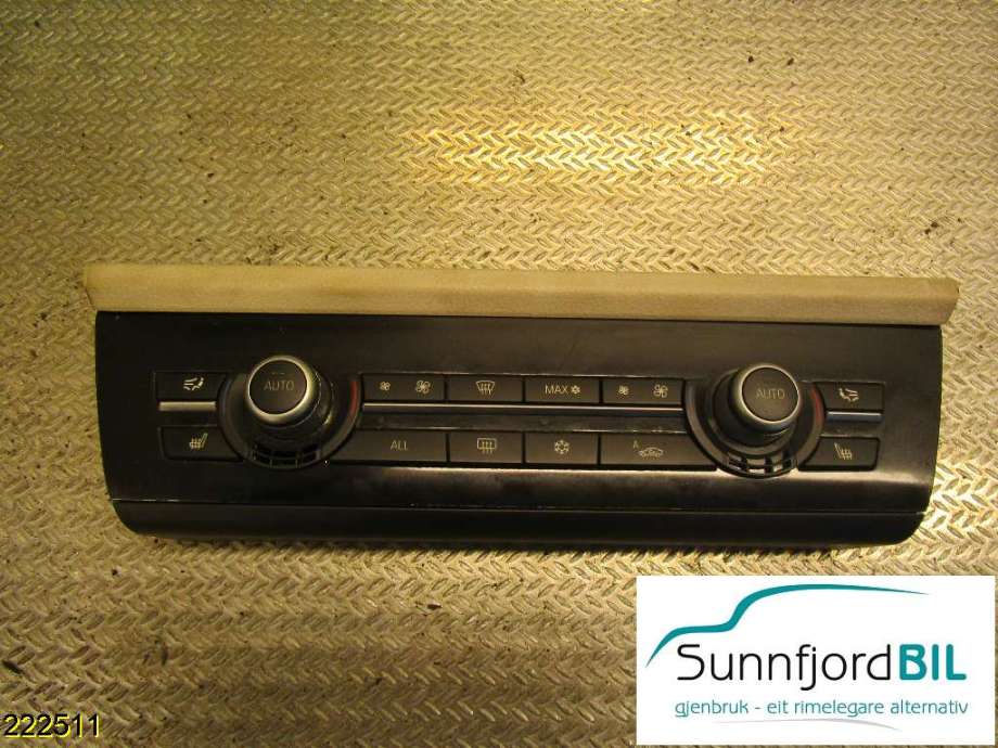 Varmeapparat betjening til BMW 5-Serie 2010-2017 (F10/F11) (F10/F11) (BMW|928533001|)