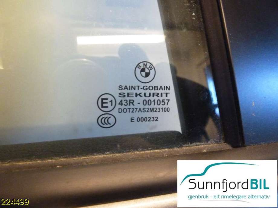Siderute høyre bak til BMW X3 2007-2010 (Fase 2) (E83) (E83) (BMW|51 33 3 332 312|)