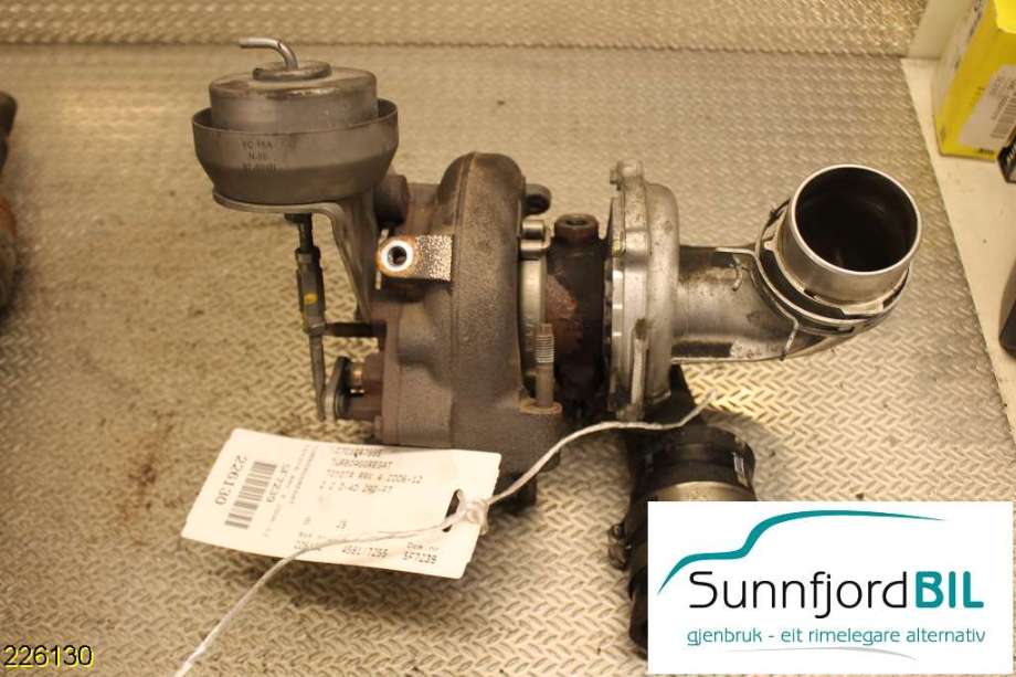 Turbo til Toyota RAV4, 2006-2009 (Type III, Fase 1)  (TOYOTA|07012A788E)