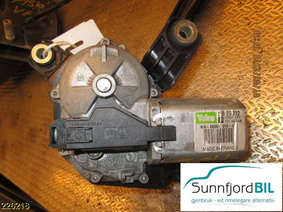 Viskermotor bakrute til Opel Zafira B 2005-2011 (OPEL|53025212|)