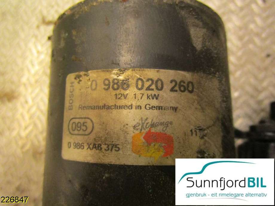 Starter diesel til VW Passat 2005-2010 (B6) (B6) (VOLKSWAGEN|09860220260|)