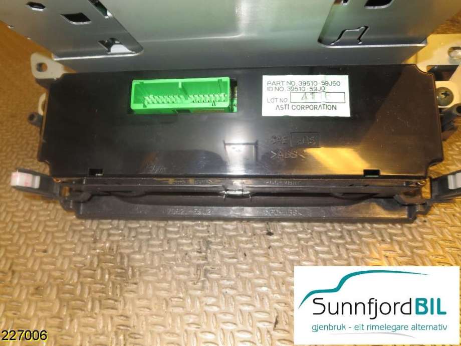 Varmeapparat betjening til Suzuki Liana 2004-2010 (Fase 2)  (SUZUKI|3951059J50|)
