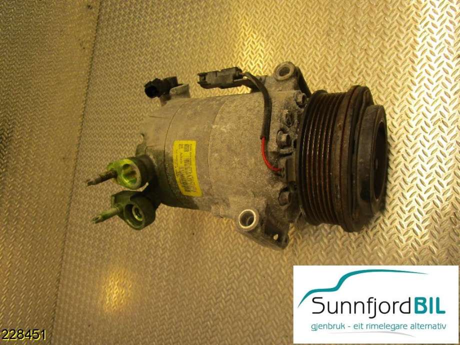 Aircondition kompressor til Ford Focus, 2014-2018 (Type III, Fase 2)  (FORD|DV6119D629FD)
